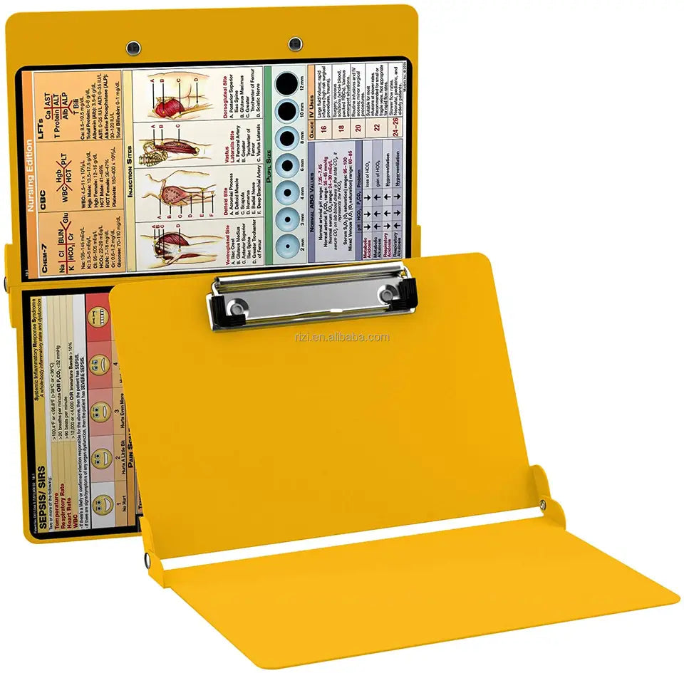 Nursing Foldable Aluminum Clipboard