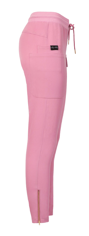 Zippered Leg Scrub Pants