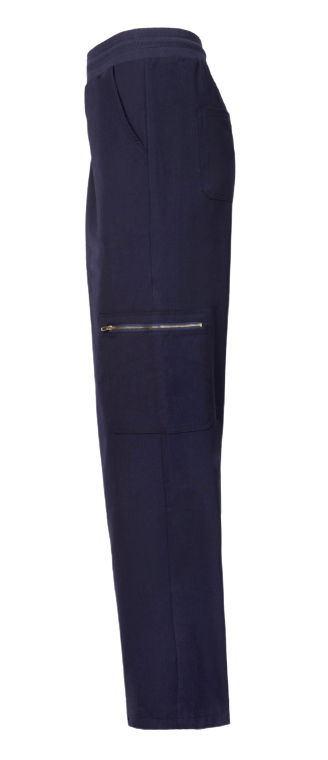 Straight Leg Zippered Pocket Scrub Pants