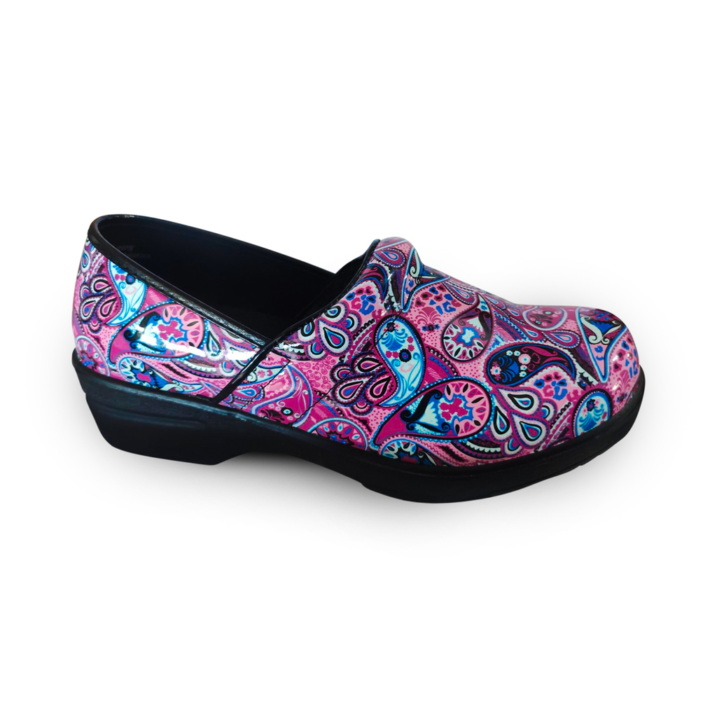 Floral nursing clogs shop