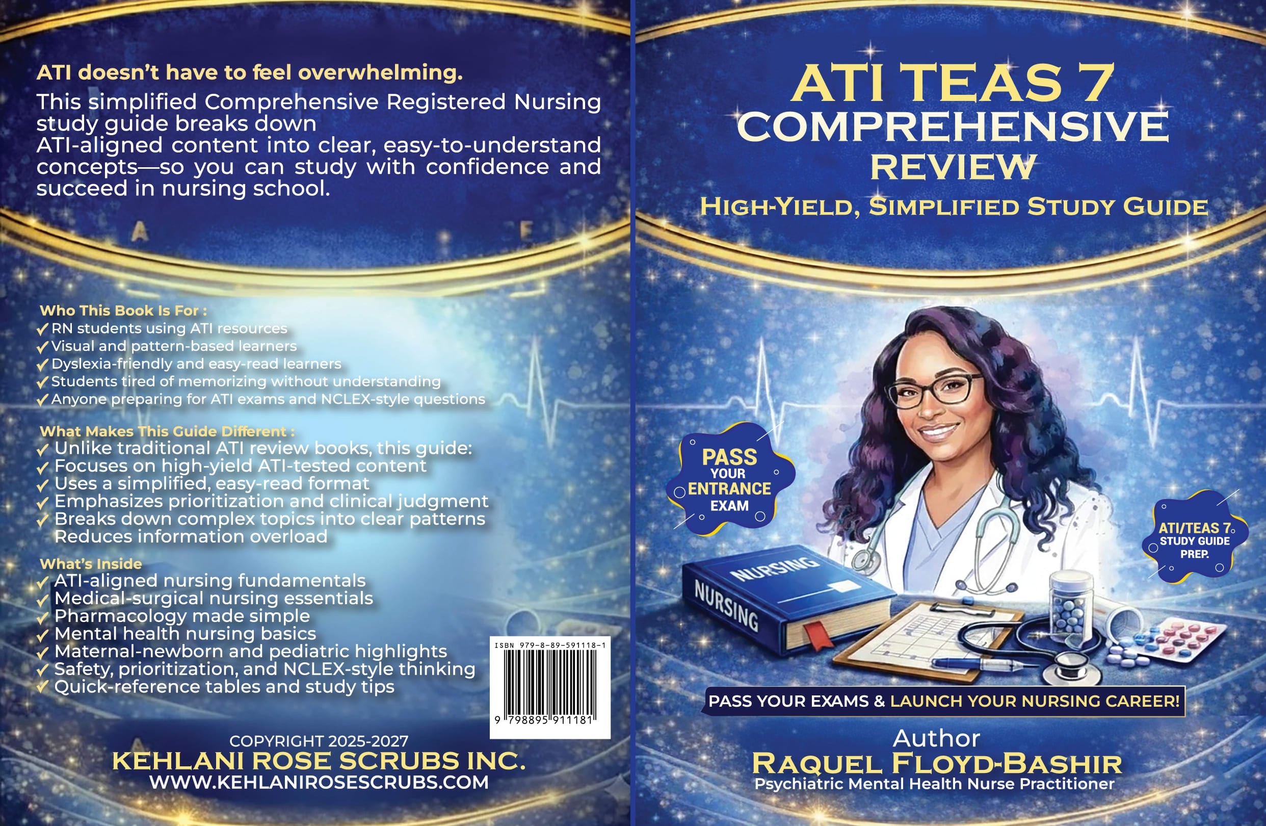 ATI TEAS 7 Comprehensive High Yield, Simplified Study Guide Digital Download