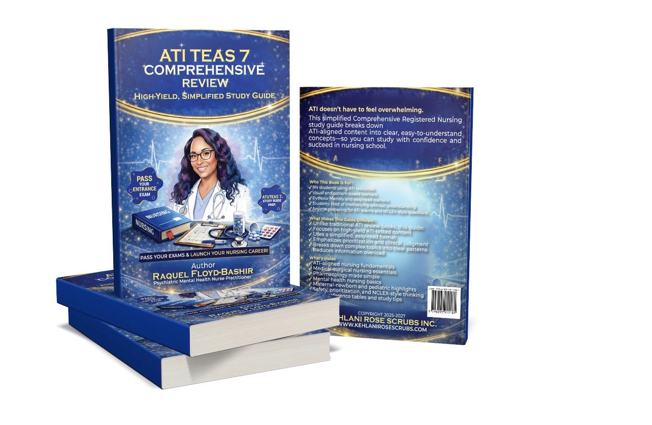 ATI TEAS 7 Comprehensive High Yield, Simplified Study Guide Digital Download
